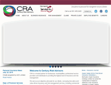 Tablet Screenshot of centuryriskadvisors.com